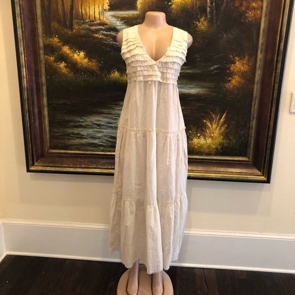 LemLem Damen Tiered Cover-Up Maxi Dres Size Small - Picture 2 of 12